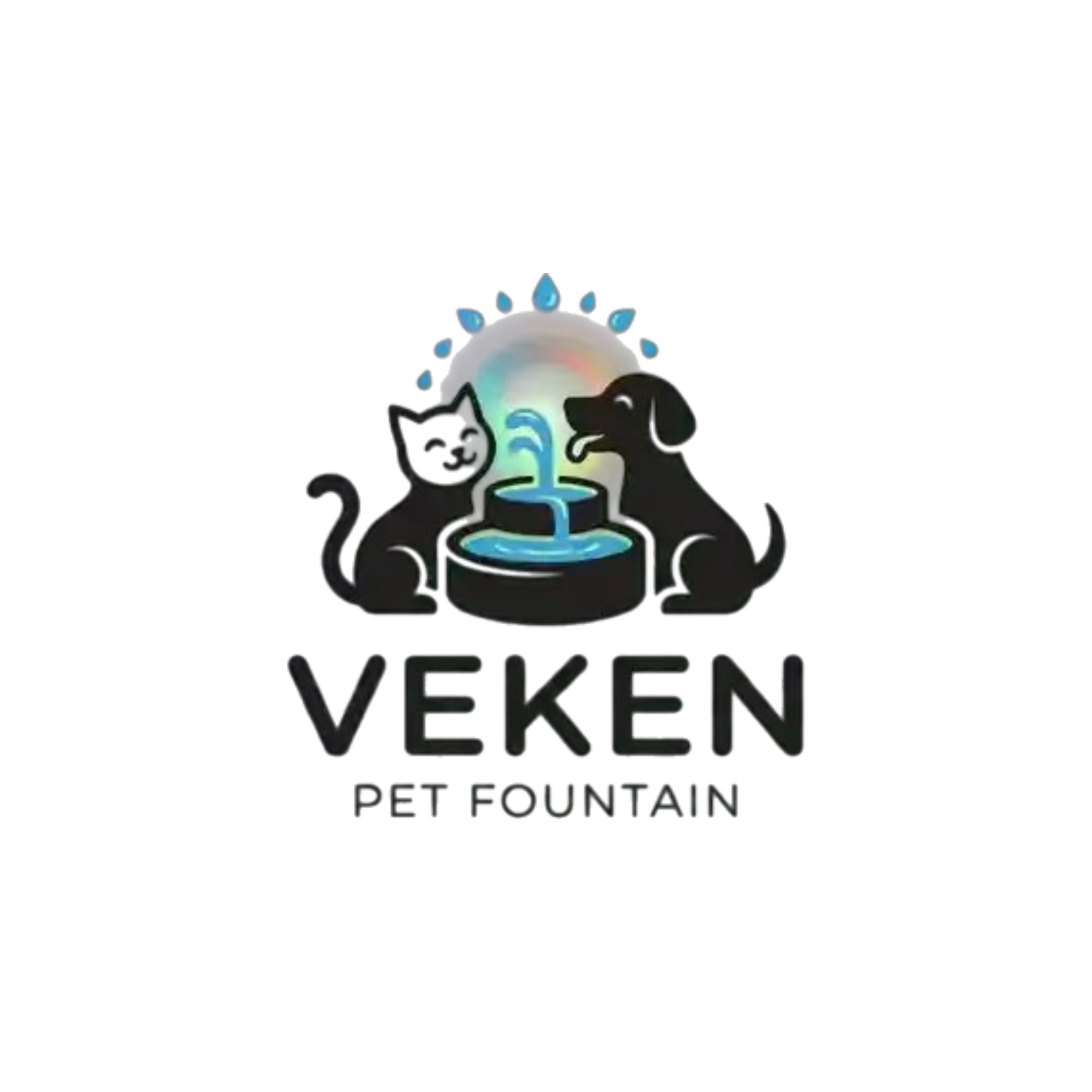 Veken pet fountain logo